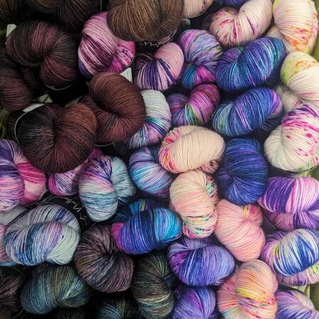 colorful yarn