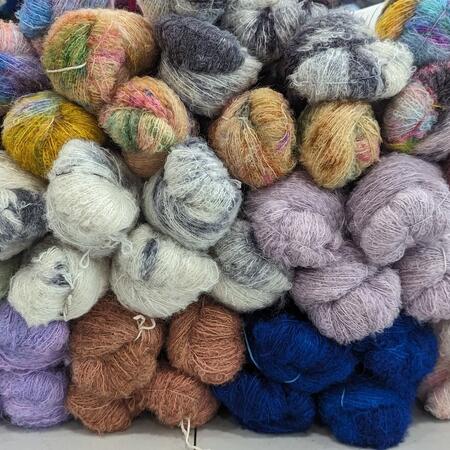colorful yarn